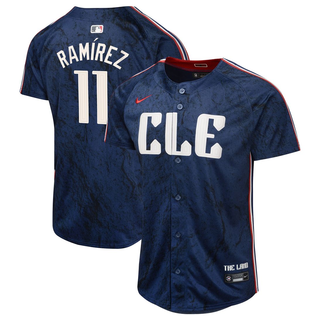 Cleveland Guardians Jose Ramirez Nike Youth 2024 City Connect Limited Jersey - Navy Team Jersey Sports Fan Apparel