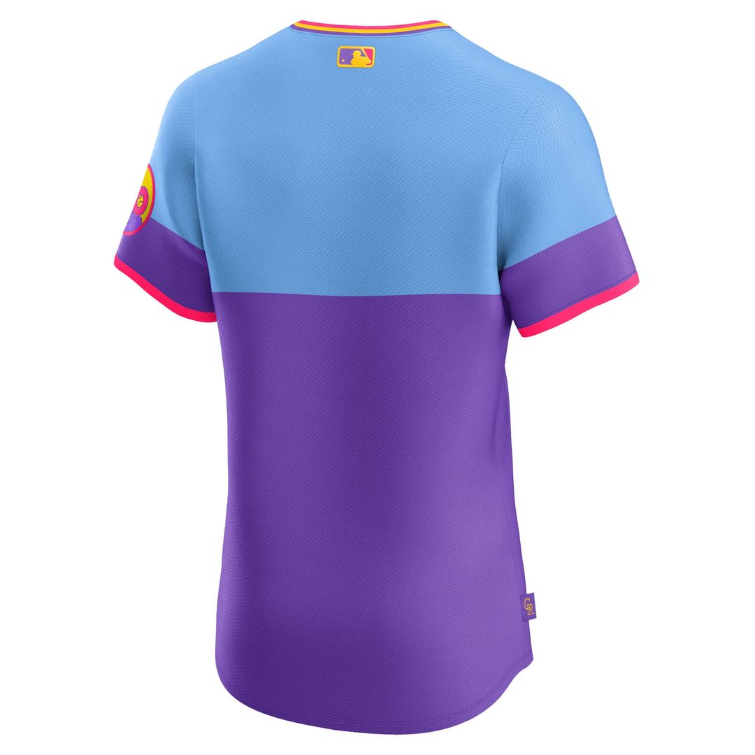 Colorado Rockies Nike 2025 City Connect Elite Jersey - Purple Team Jersey Sports Fan Apparel