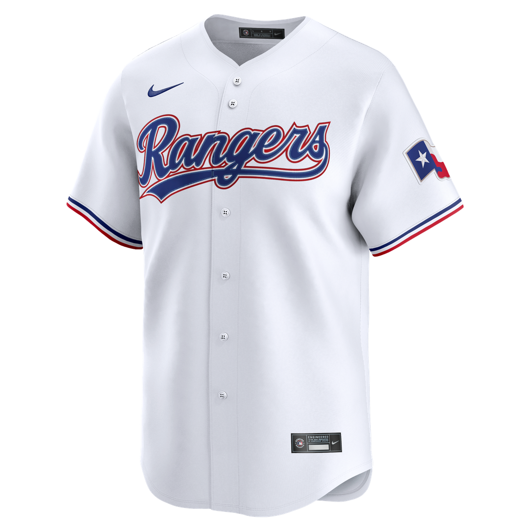 Texas Rangers Jacob deGrom Nike Home Limited Jersey - White Team Jersey Sports Fan Apparel