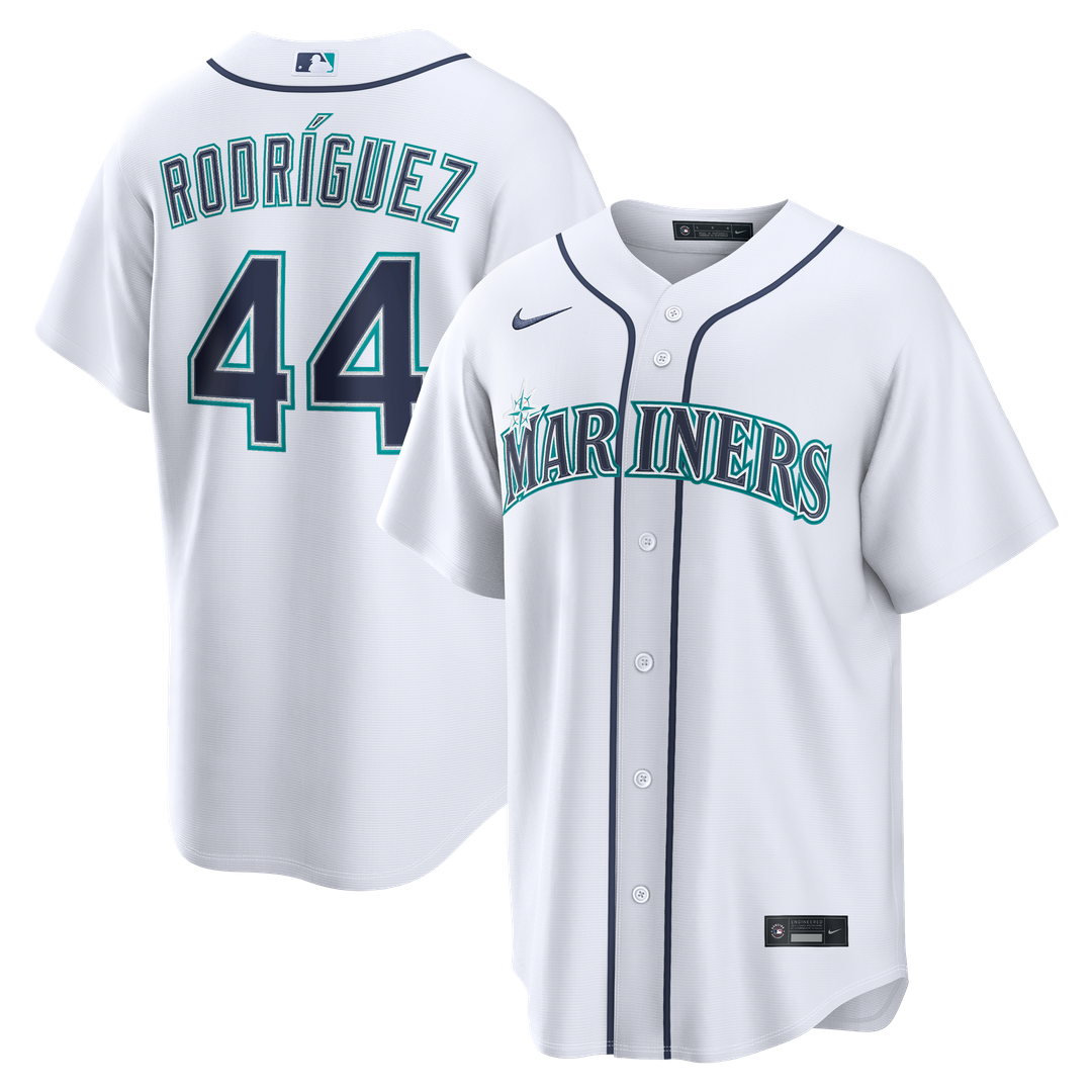 Seattle Mariners Julio Rodríguez Nike Home Replica Jersey - White Team Jersey Sports Fan Apparel