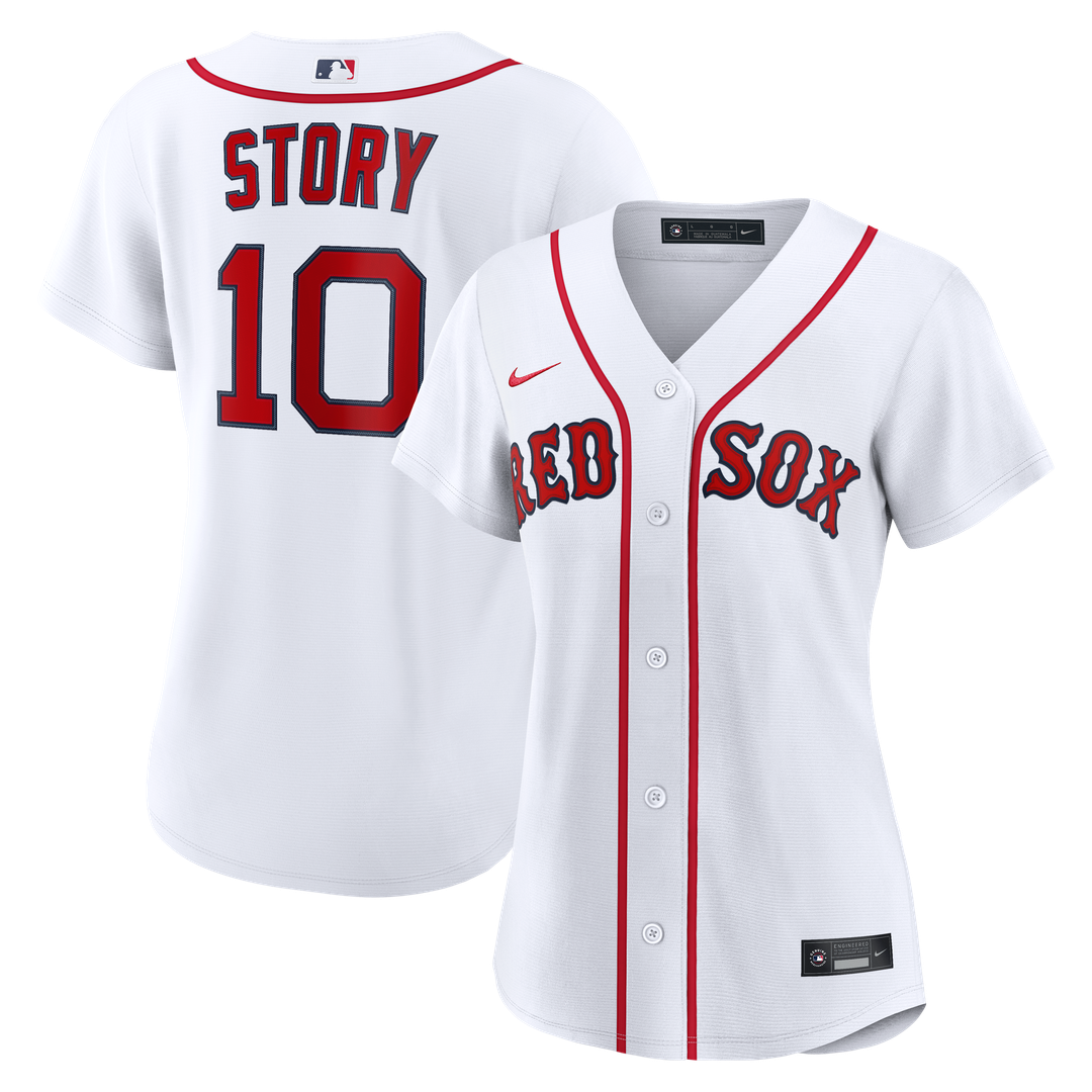 Boston Red Sox Trevor Story Nike Women's Home Replica Jersey - White Team Jersey Sports Fan Apparel
