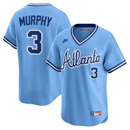 Atlanta Braves Dale Murphy Nike Throwback Cooperstown Limited Jersey - Light Blue Team Jersey Sports Fan Apparel