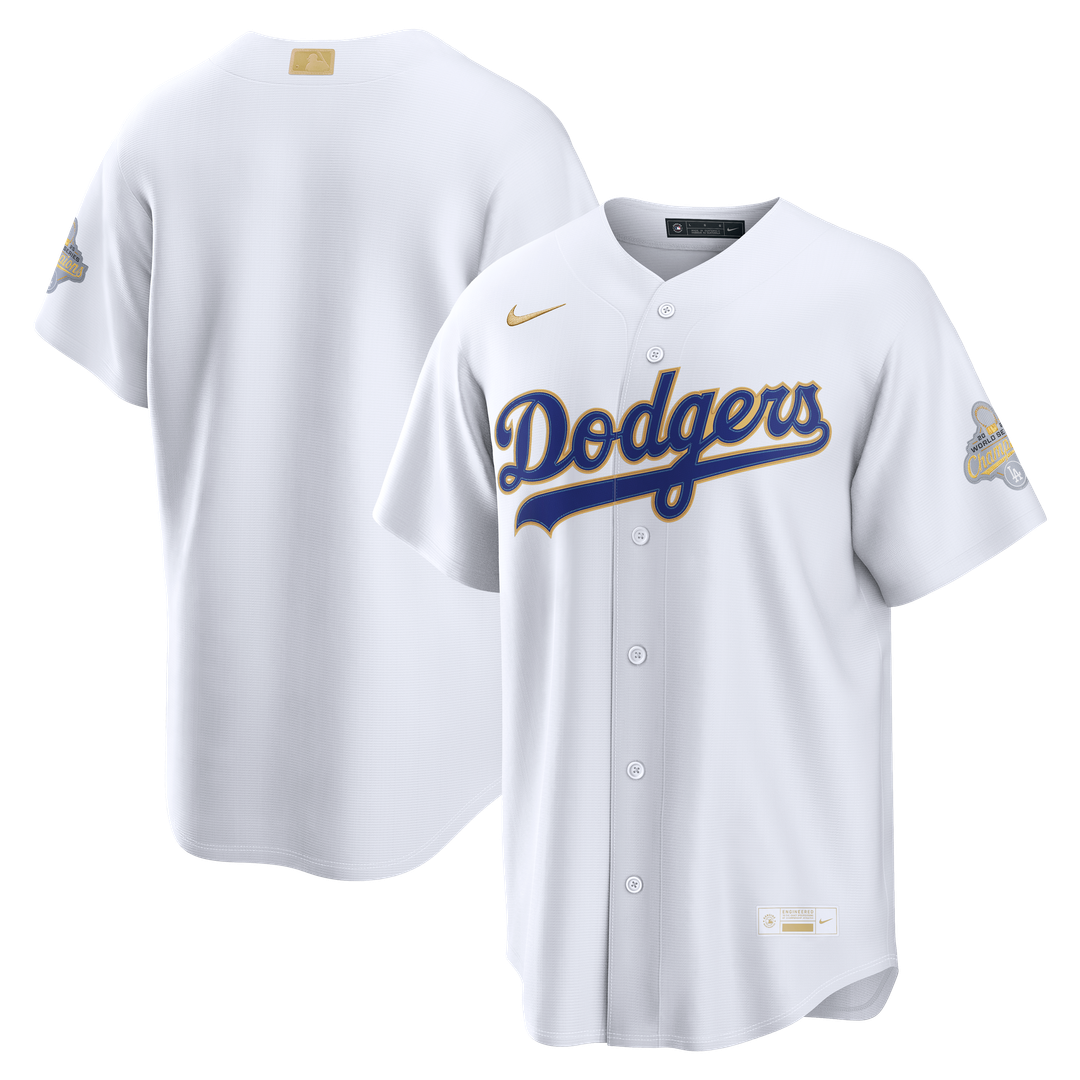 Los Angeles Dodgers Nike 2026 Gold Collection Stadium Jersey - White Team Jersey Sports Fan Apparel