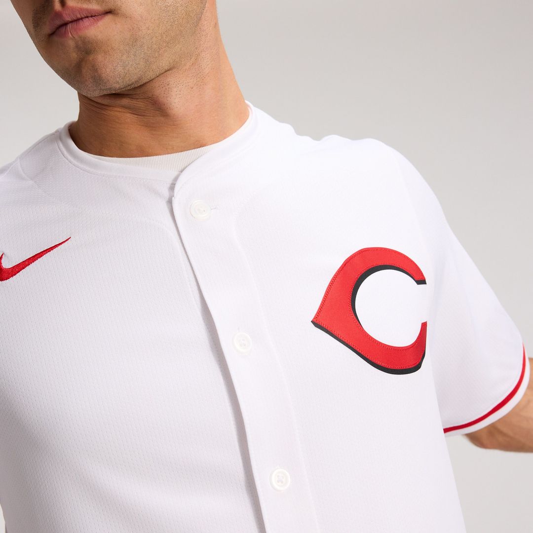Cincinnati Reds Elly De La Cruz Nike Alternate 2 Limited Player Jersey - White Team Jersey Sports Fan Apparel