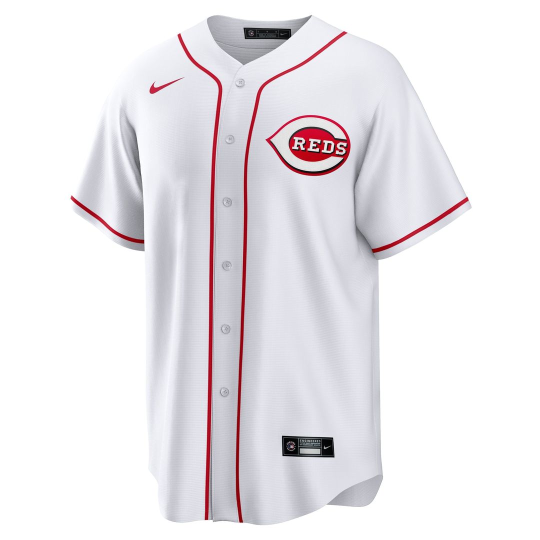 Cincinnati Reds Will Benson Nike Home Replica Jersey - White Team Jersey Sports Fan Apparel