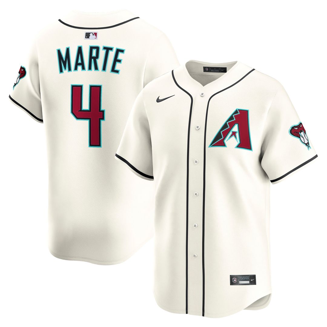 Arizona Diamondbacks Ketel Marte Nike Home Limited Player Jersey - Cream Team Jersey Sports Fan Apparel