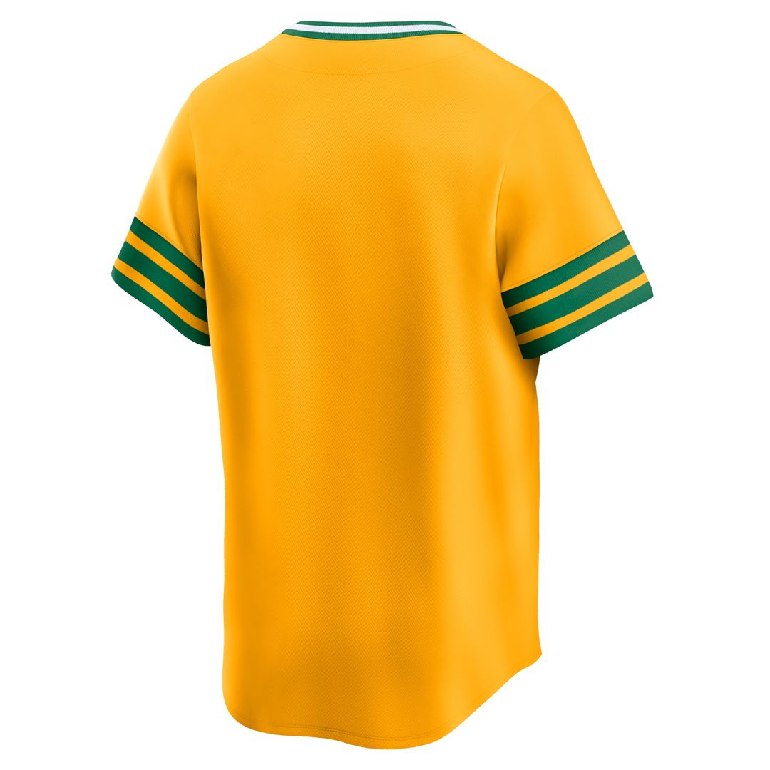 Athletics Nike Cooperstown Limited Jersey - Gold Team Jersey Sports Fan Apparel