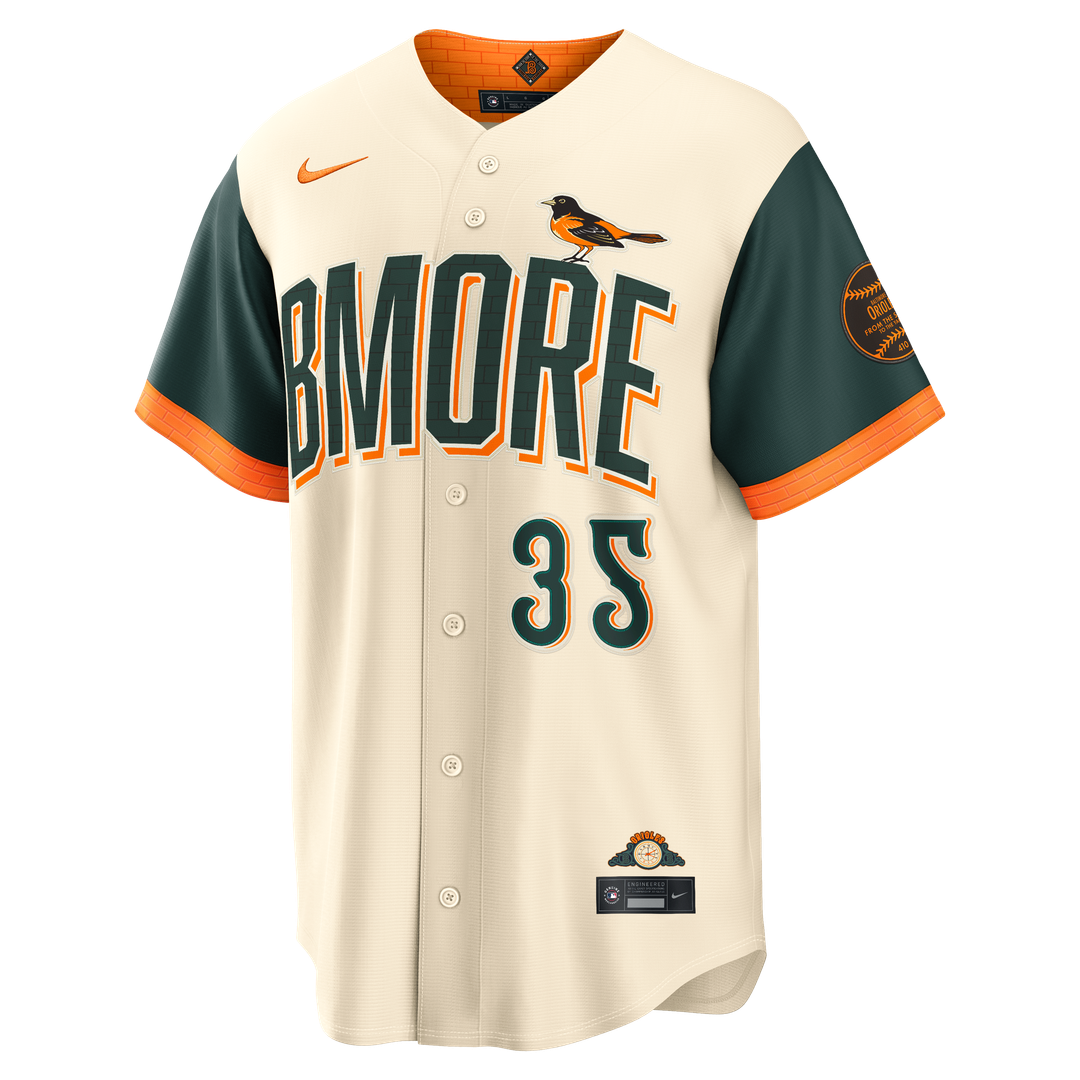 Baltimore Orioles Adley Rutschman Nike 2026 City Connect Stadium Jersey - Cream Team Jersey Sports Fan Apparel