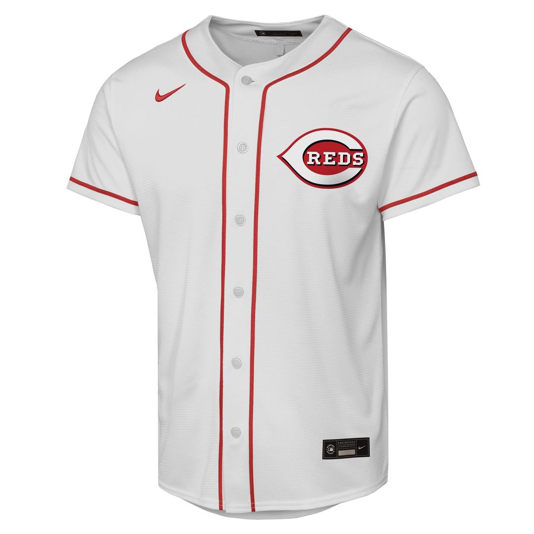 Cincinnati Reds Elly De La Cruz Nike Youth Home Replica Player Jersey - White Team Jersey Sports Fan Apparel