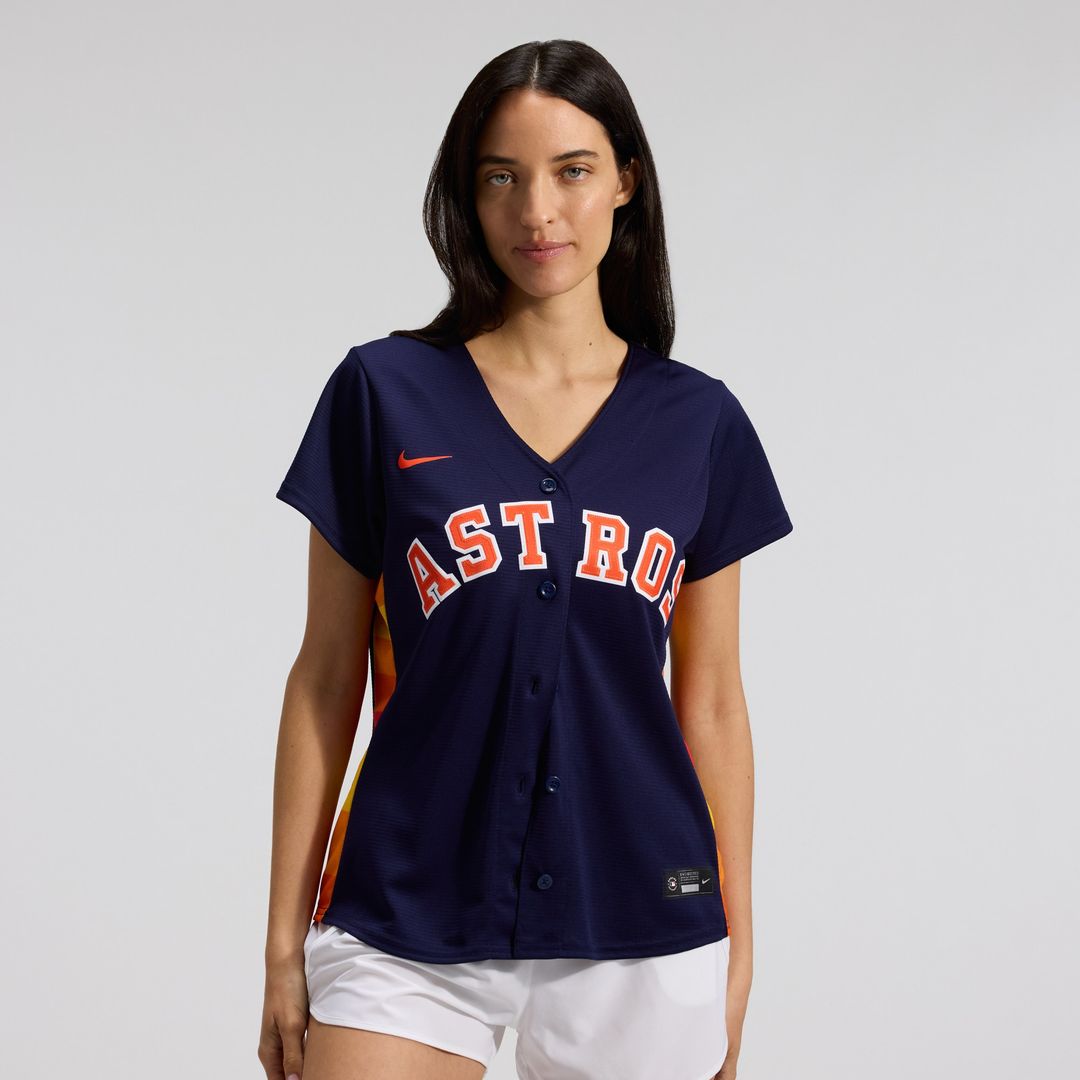 Houston Astros Jose Altuve Nike Women's Alternate Replica Player Jersey - Navy Team Jersey Sports Fan Apparel