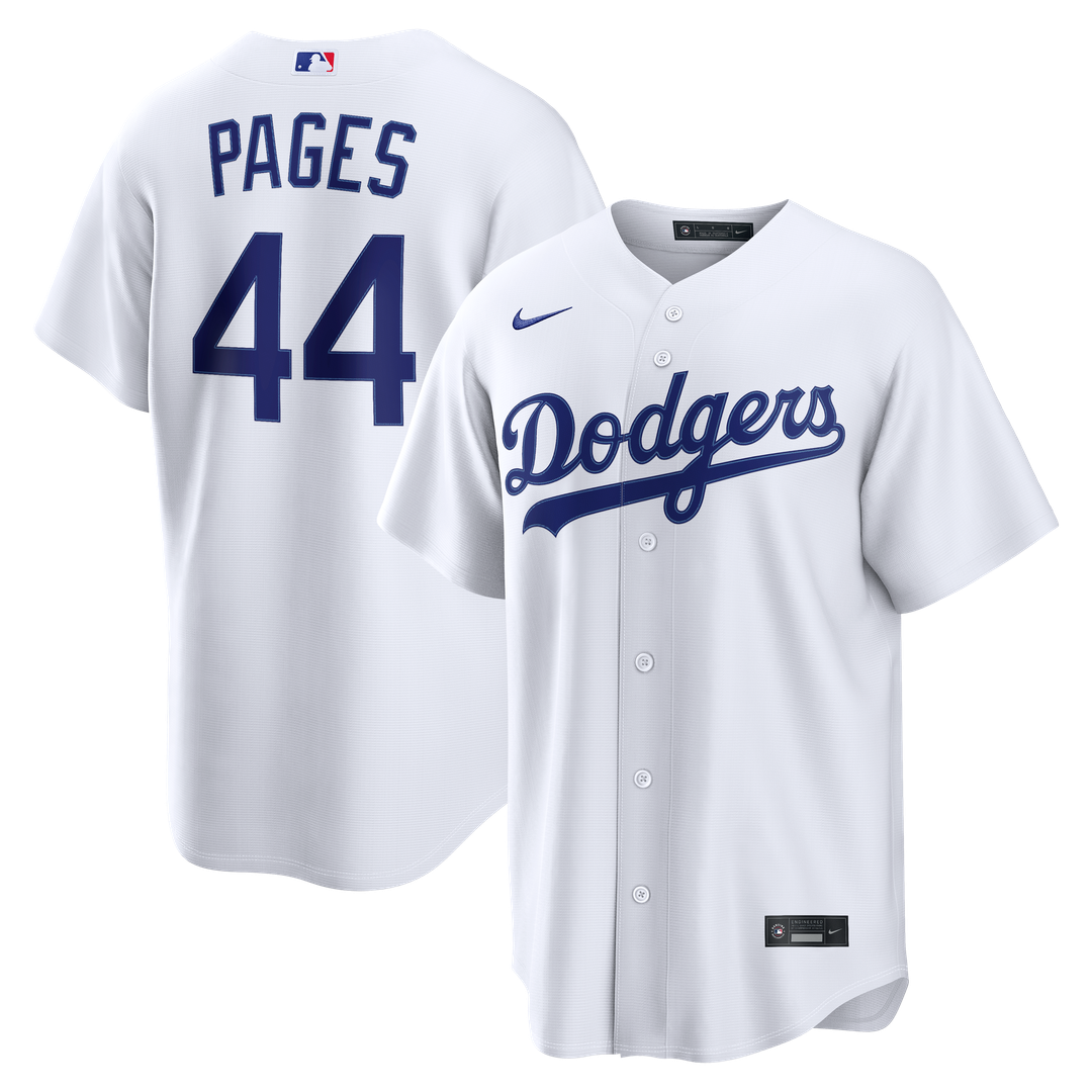 Los Angeles Dodgers Andy Pages Nike Home Replica Jersey - White Team Jersey Sports Fan Apparel