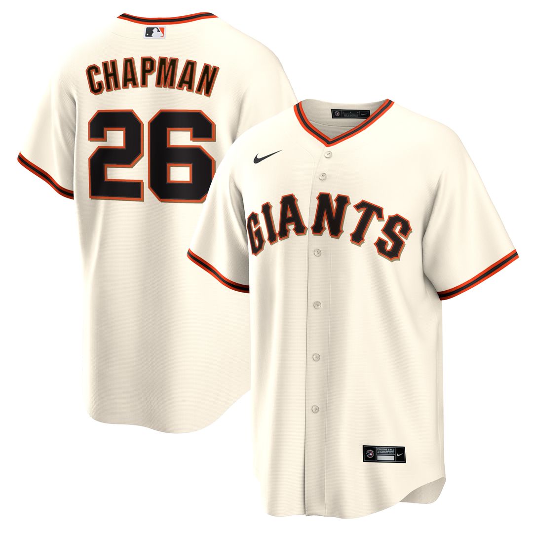 San Francisco Giants Matt Chapman Nike Home Replica Jersey - Cream Team Jersey Sports Fan Apparel