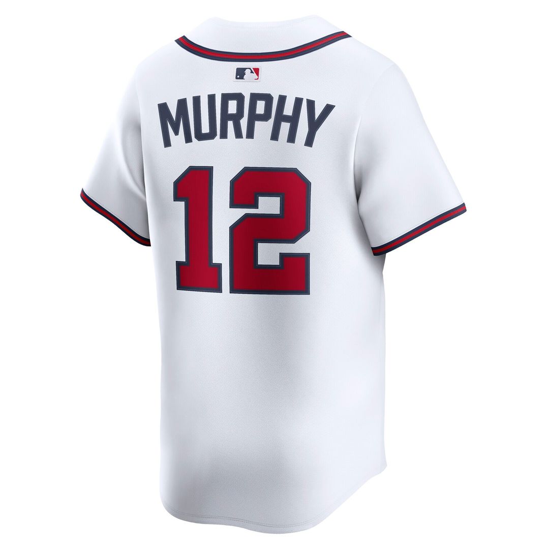 Atlanta Braves Sean Murphy Nike Home Limited Player Jersey - White Team Jersey Sports Fan Apparel
