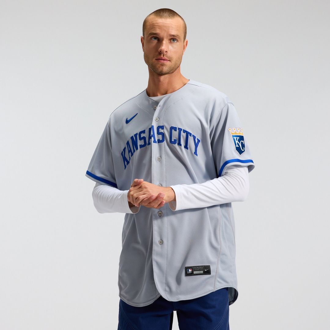 Kansas City Royals Nike 2022 Road Authentic Jersey - Gray Team Jersey Sports Fan Apparel