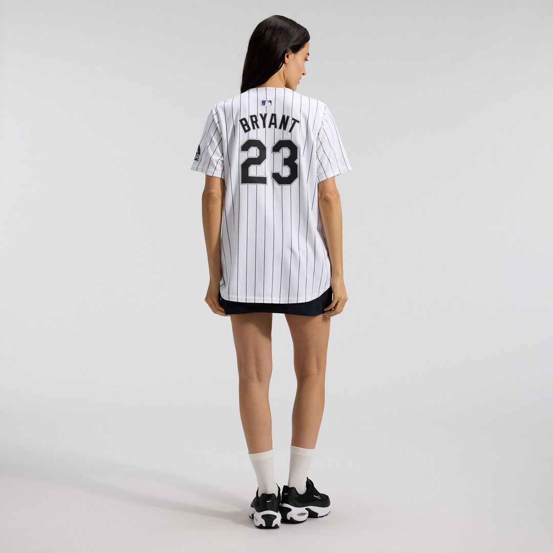 Colorado Rockies Kris Bryant Nike Women's Home Limited Player Jersey - White Team Jersey Sports Fan Apparel