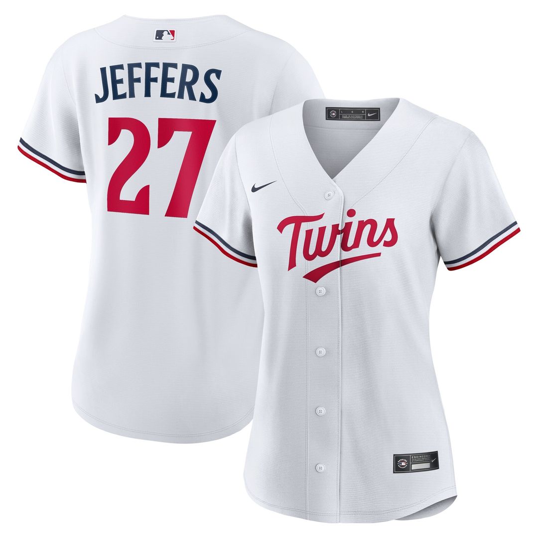 Minnesota Twins Ryan Jeffers Nike Women's Home Replica Jersey - White Team Jersey Sports Fan Apparel