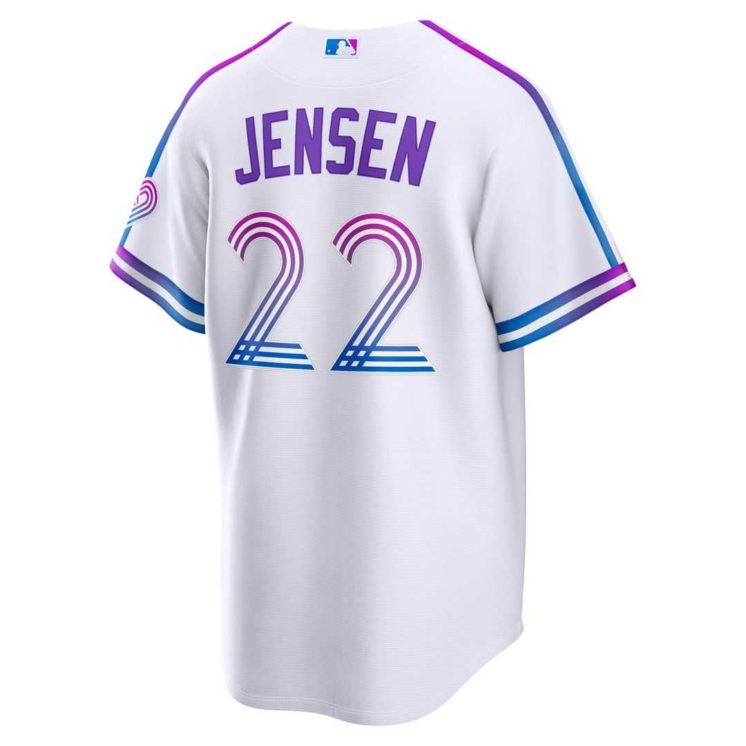 Kansas City Royals Carter Jensen Nike 2026 City Connect Stadium Jersey - White Team Jersey Sports Fan Apparel