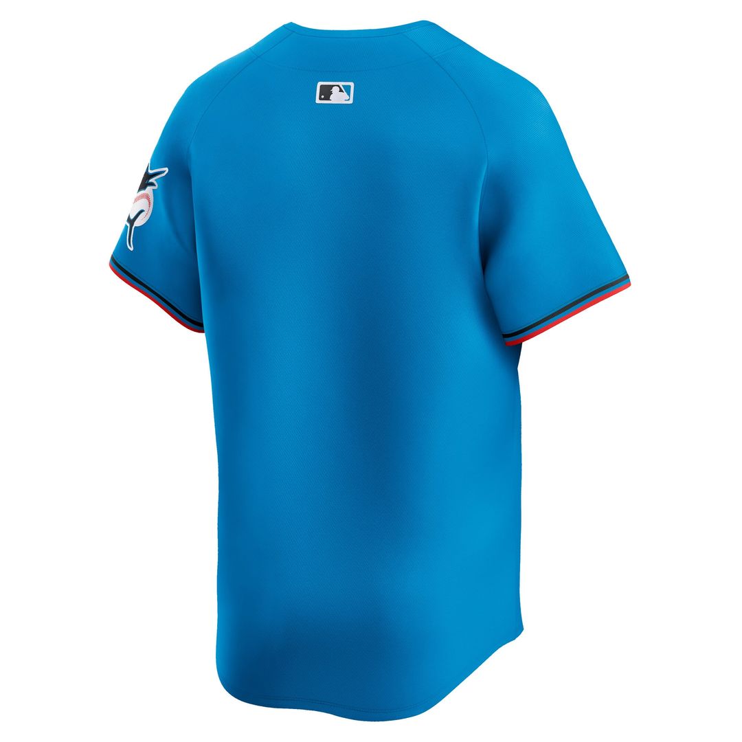 Miami Marlins Nike Limited Jersey - Blue Team Jersey Sports Fan Apparel