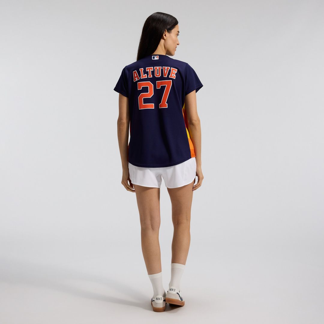 Houston Astros Jose Altuve Nike Women's Alternate Replica Player Jersey - Navy Team Jersey Sports Fan Apparel