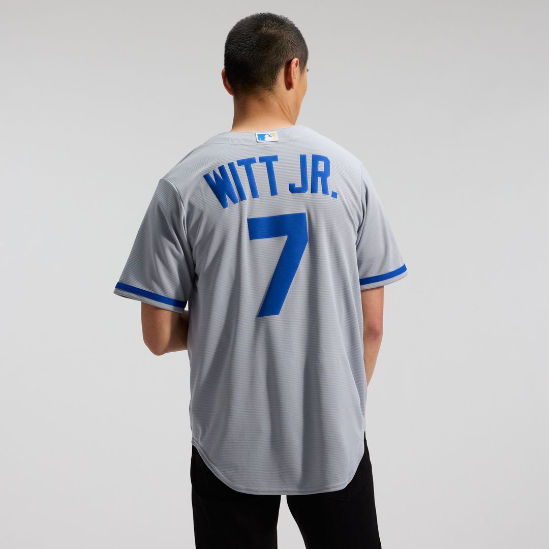 Kansas City Royals Bobby Witt Jr. Nike Road Replica Jersey - Gray Team Jersey Sports Fan Apparel