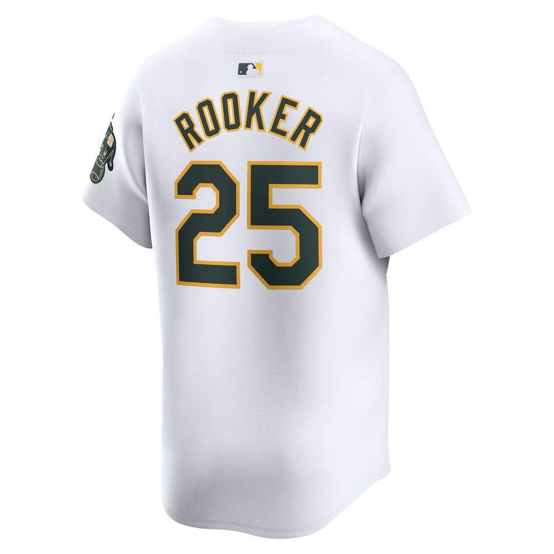 Athletics Brent Rooker Nike Home Limited Player Jersey - White Team Jersey Sports Fan Apparel