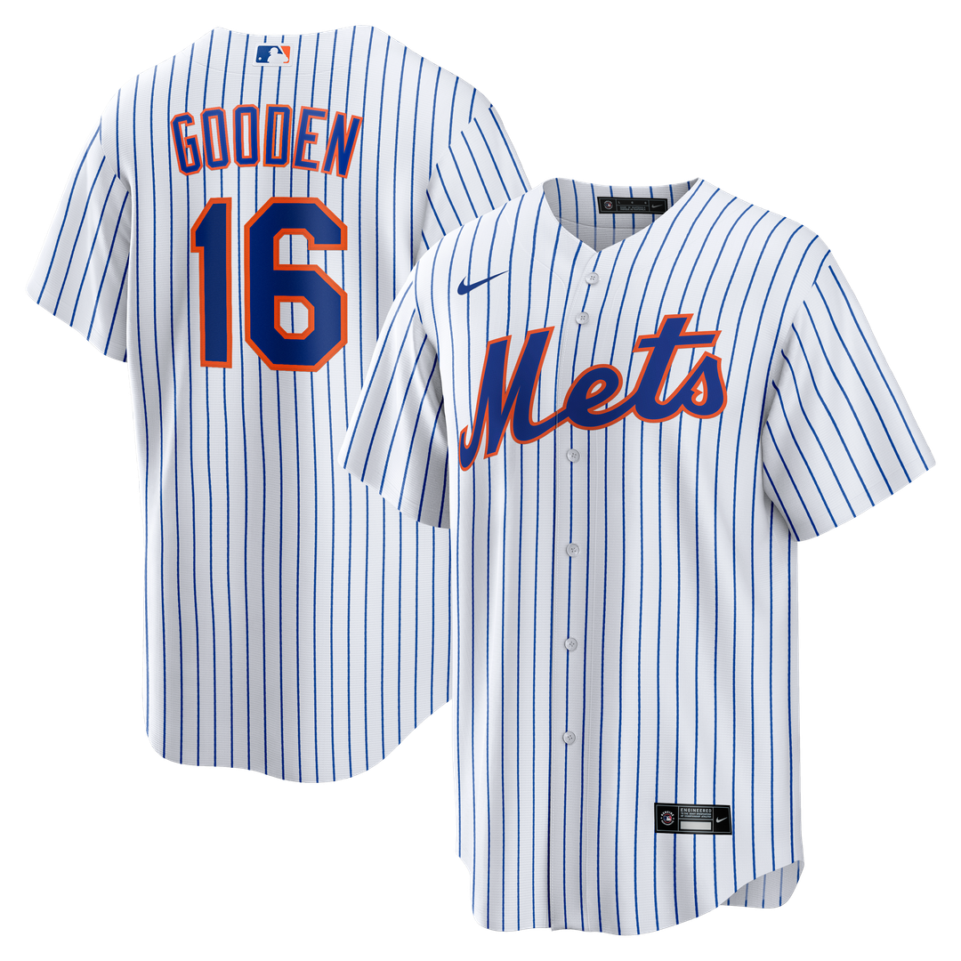 New York Mets Dwight Gooden Nike Home Retired Player Replica Jersey - White Team Jersey Sports Fan Apparel