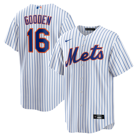 New York Mets Dwight Gooden Nike Home Retired Player Replica Jersey - White Team Jersey Sports Fan Apparel