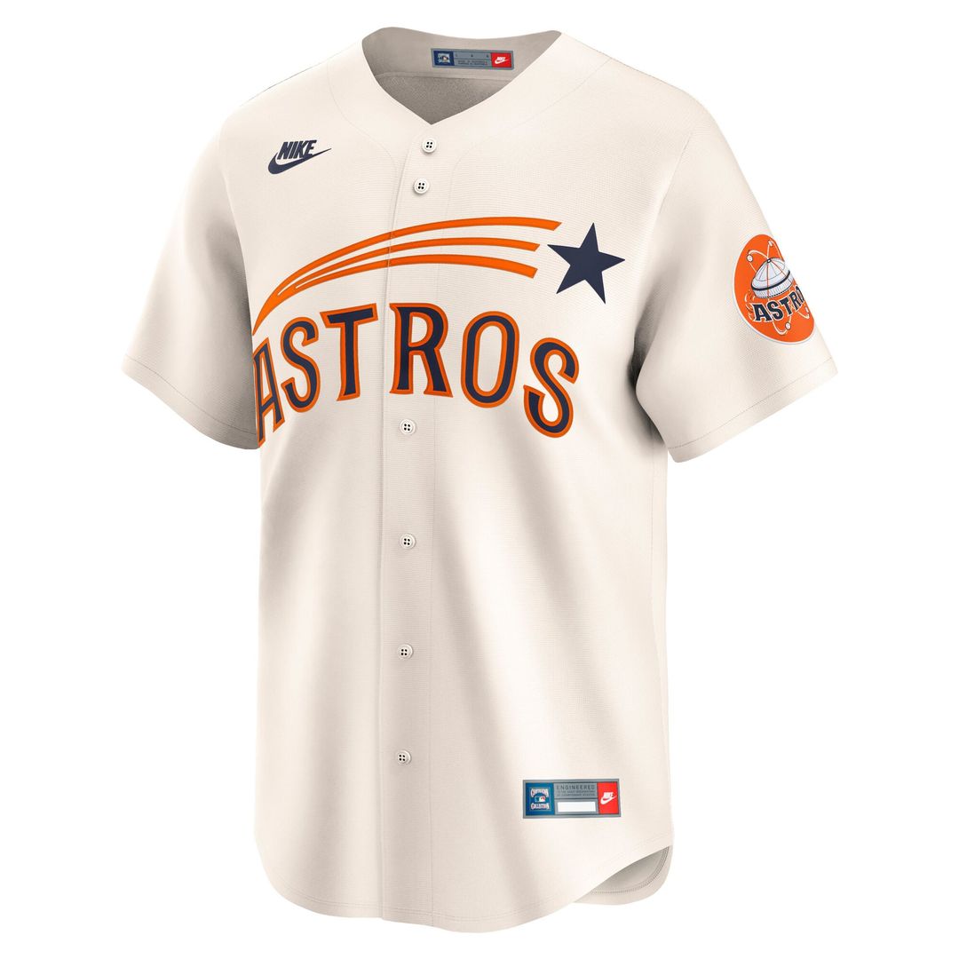 Houston Astros Nike Cooperstown Limited Jersey - Cream Team Jersey Sports Fan Apparel