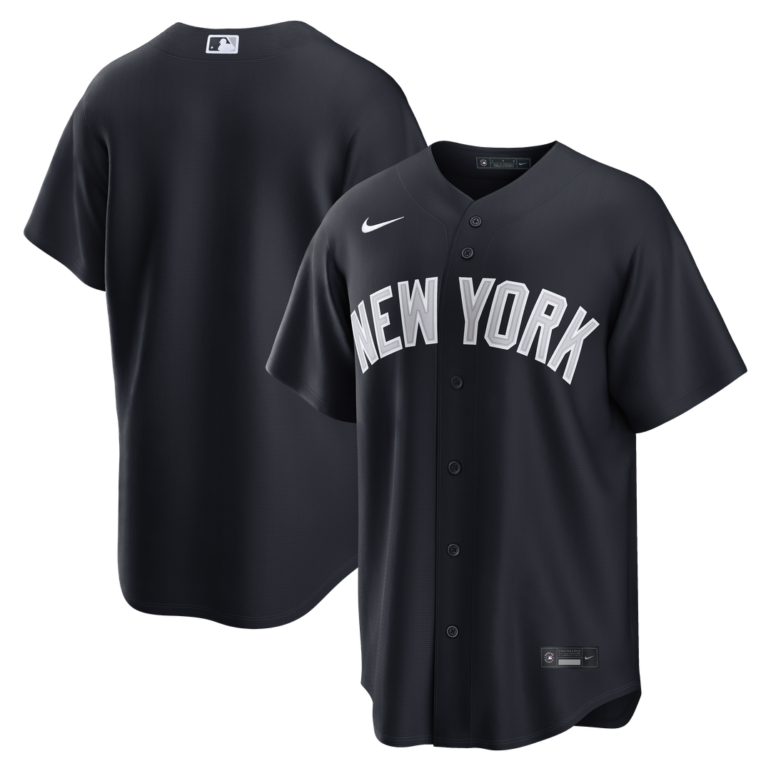 New York Yankees Nike Alternate Replica Jersey - Navy Team Jersey Sports Fan Apparel