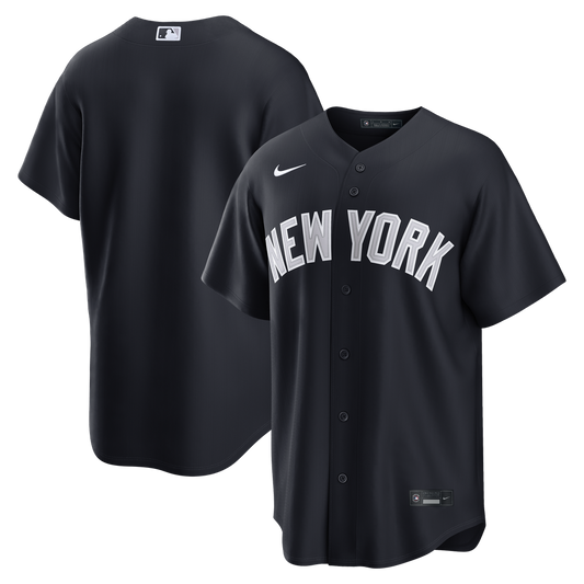 New York Yankees Nike Alternate Replica Jersey - Navy Team Jersey Sports Fan Apparel