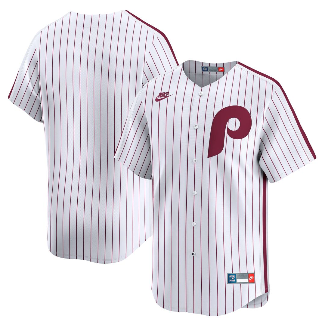 Philadelphia Phillies Nike Cooperstown Limited Jersey - White Team Jersey Sports Fan Apparel