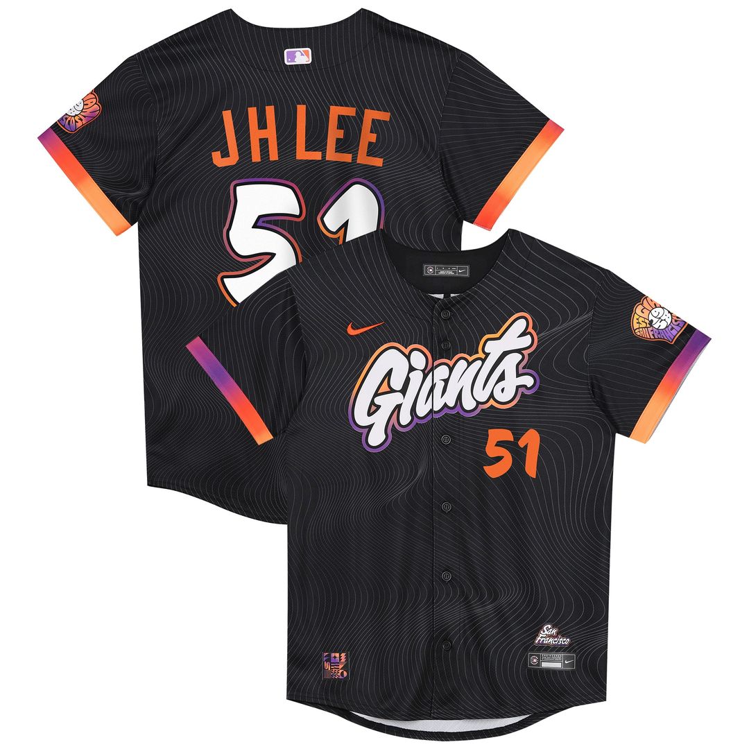 San Francisco Giants Jung Hoo Lee Nike Preschool 2025 City Connect Limited Player Jersey - Anthracite Team Jersey Sports Fan Apparel
