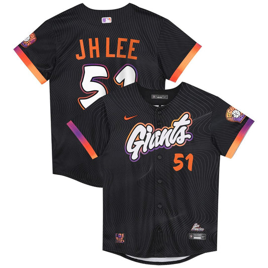 San Francisco Giants Jung Hoo Lee Nike Preschool 2025 City Connect Limited Player Jersey - Anthracite Team Jersey Sports Fan Apparel