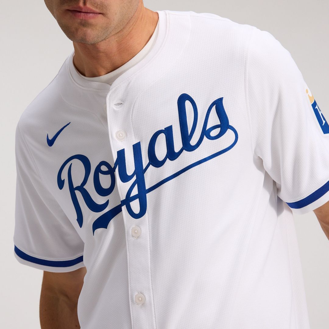 Kansas City Royals Nike Home Limited Jersey - White Team Jersey Sports Fan Apparel
