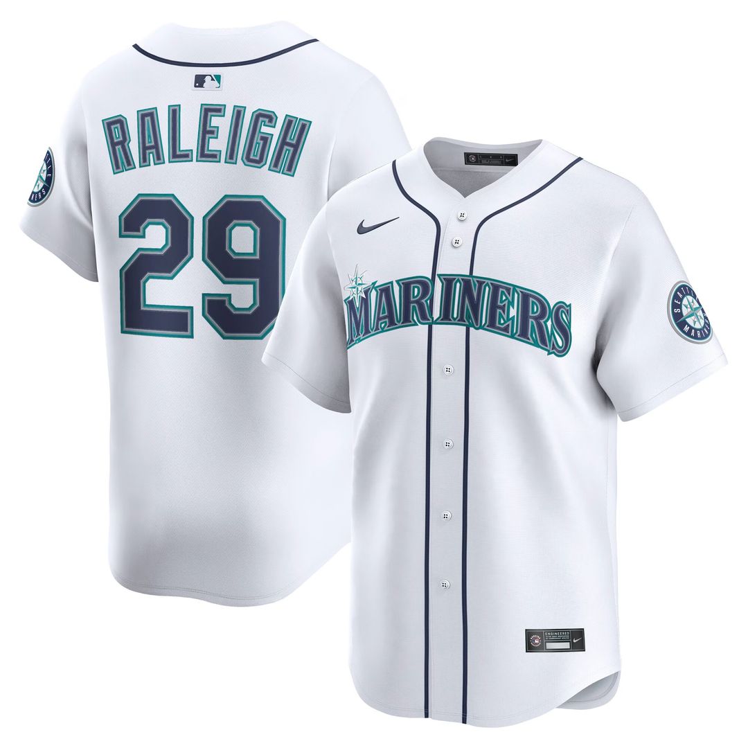 Seattle Mariners Cal Raleigh Nike Alternate Limited Jersey - Teal Team Jersey Sports Fan Apparel