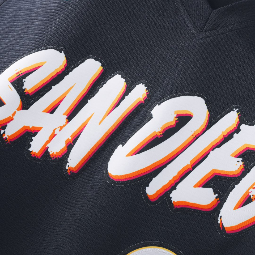 San Diego Padres Xander Bogaerts Nike 2026 City Connect Stadium Jersey - Obsidian Team Jersey Sports Fan Apparel