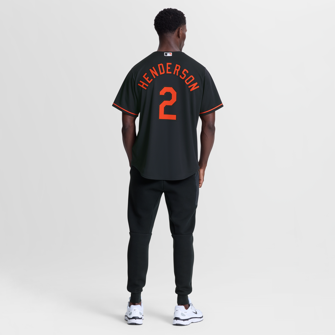 Baltimore Orioles Gunnar Henderson Nike Alternate Replica Jersey - Black Team Jersey Sports Fan Apparel