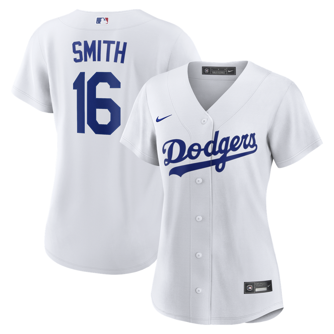 Los Angeles Dodgers Will Smith Nike Women's Home Replica Jersey - White Team Jersey Sports Fan Apparel
