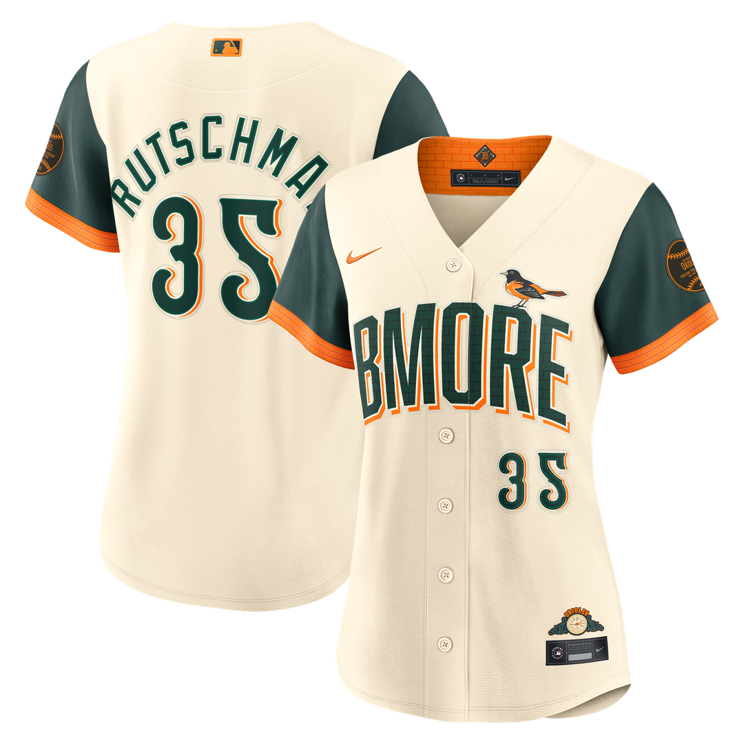 Baltimore Orioles Adley Rutschman Nike Women's 2026 City Connect Stadium Jersey - Cream Team Jersey Sports Fan Apparel
