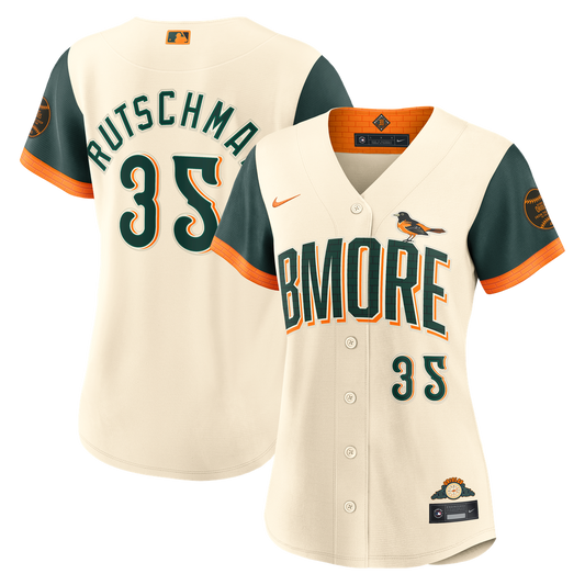 Baltimore Orioles Adley Rutschman Nike Women's 2026 City Connect Stadium Jersey - Cream Team Jersey Sports Fan Apparel