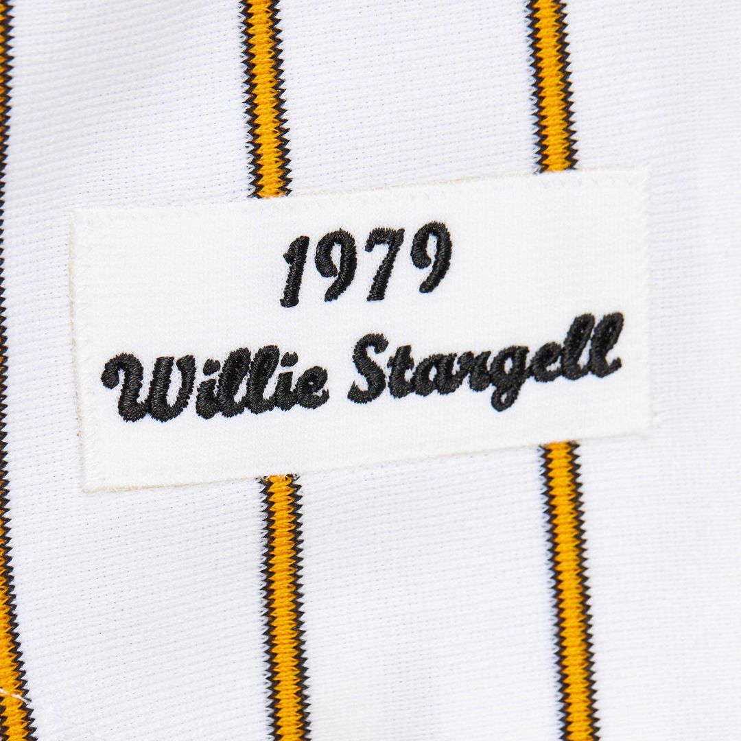 Pittsburgh Pirates Willie Stargell Mitchell & Ness Cooperstown 1979 Authentic Jersey - White Team Jersey Sports Fan Apparel