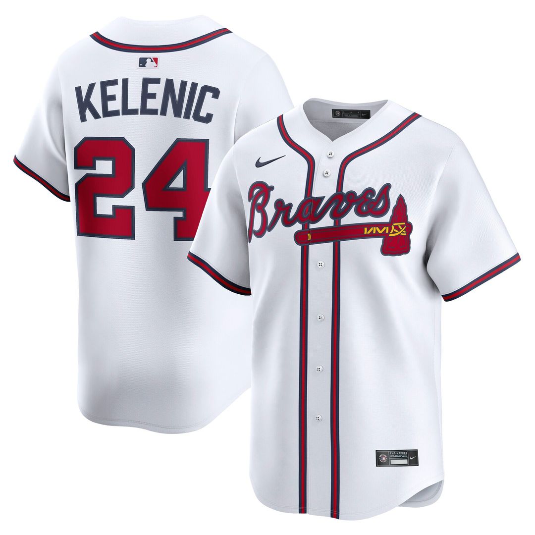 Atlanta Braves Jarred Kelenic Nike Home Limited Player Jersey - White Team Jersey Sports Fan Apparel