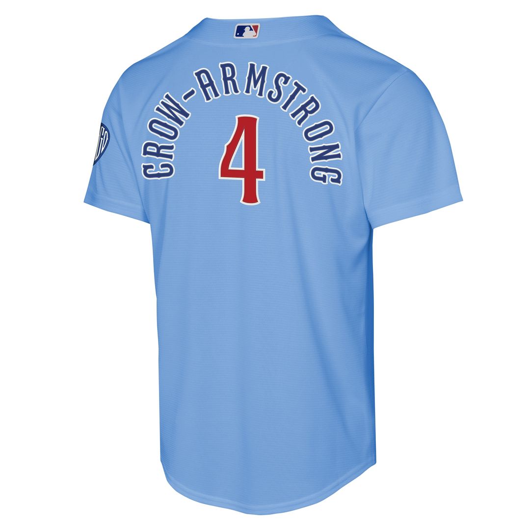 Chicago Cubs Pete Crow - Armstrong Nike Youth Home Stadium Jersey - White Team Jersey Sports Fan Apparel
