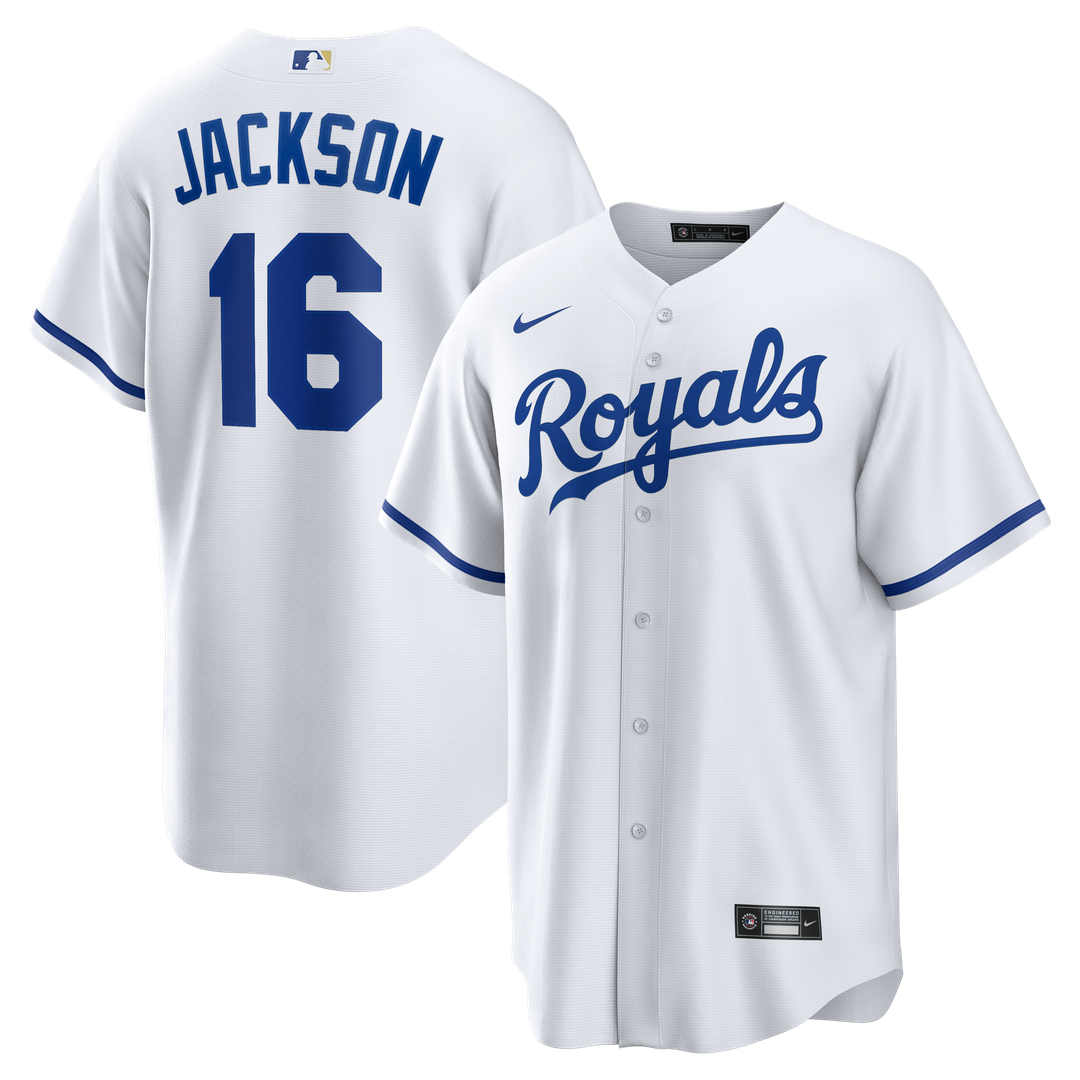 Kansas City Royals Bo Jackson Nike Home Retired Player Replica Jersey - White Team Jersey Sports Fan Apparel