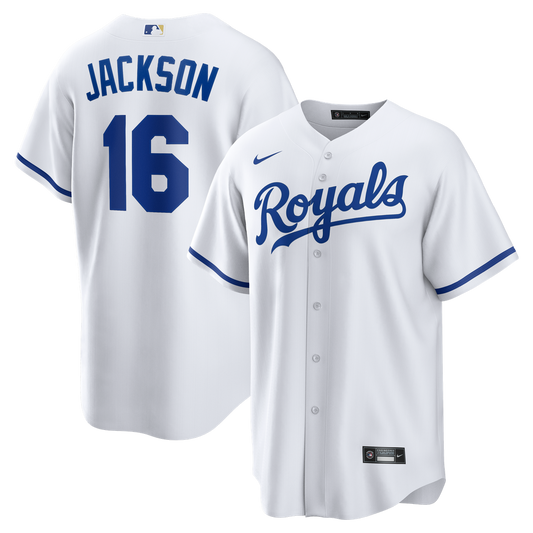 Kansas City Royals Bo Jackson Nike Home Retired Player Replica Jersey - White Team Jersey Sports Fan Apparel
