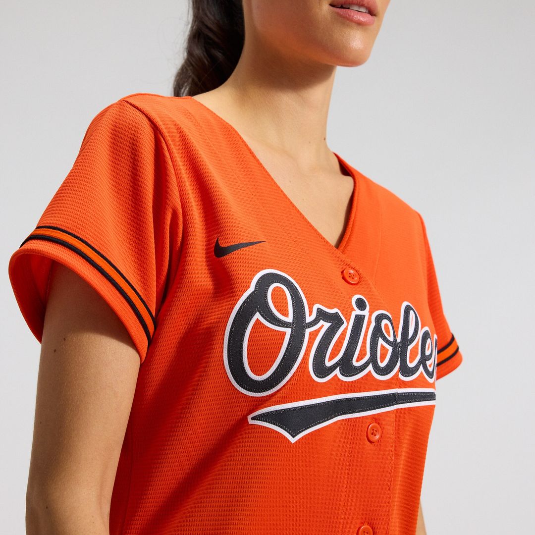 Baltimore Orioles Adley Rutschman Nike Women's Alternate Replica Player Jersey - Orange Team Jersey Sports Fan Apparel