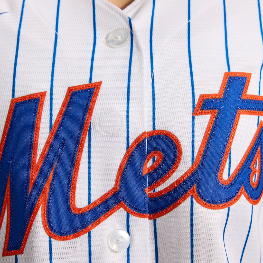 New York Mets Nike Women's Home Replica Team Jersey - White Team Jersey Sports Fan Apparel