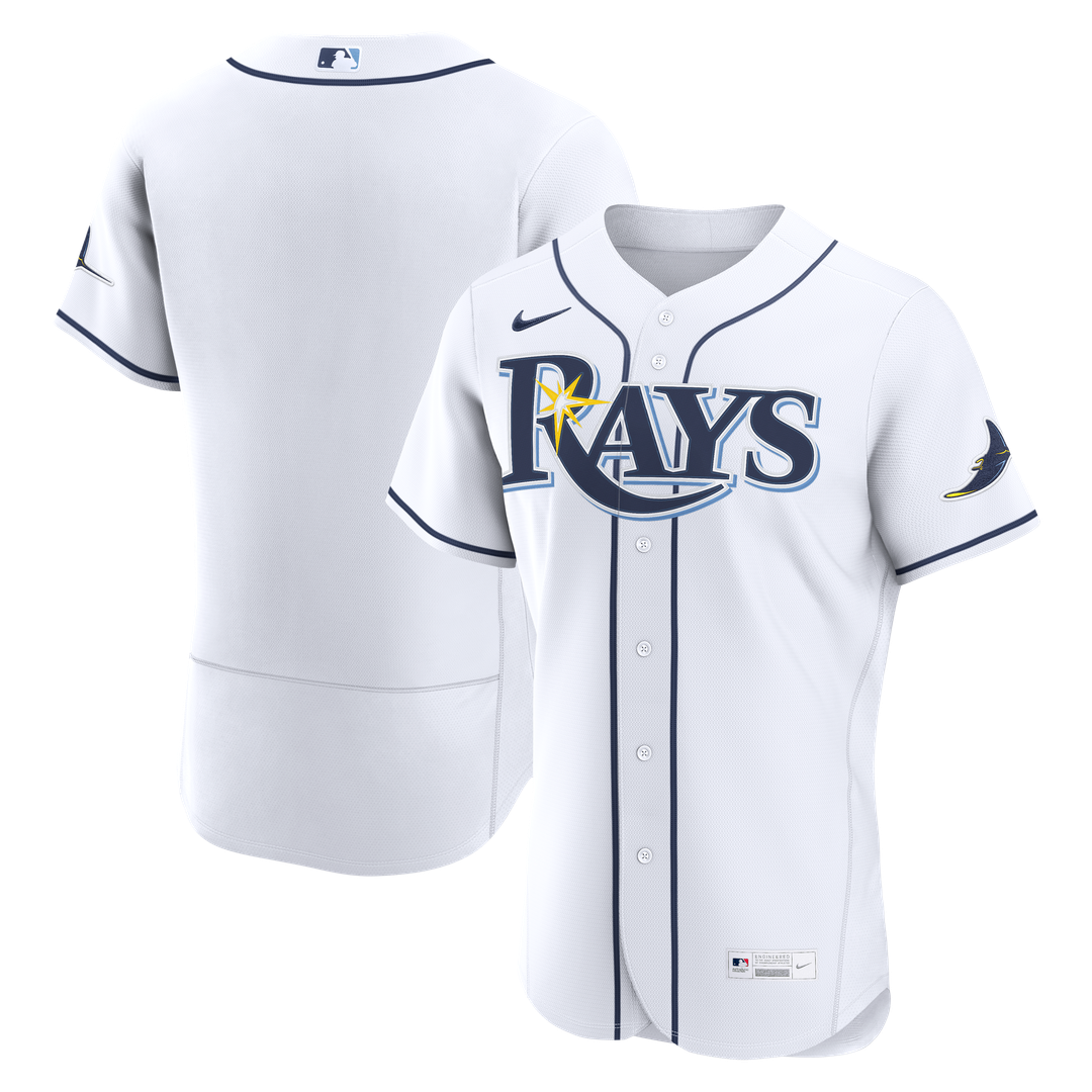Tampa Bay Rays Nike Home Authentic Jersey - White Team Jersey Sports Fan Apparel