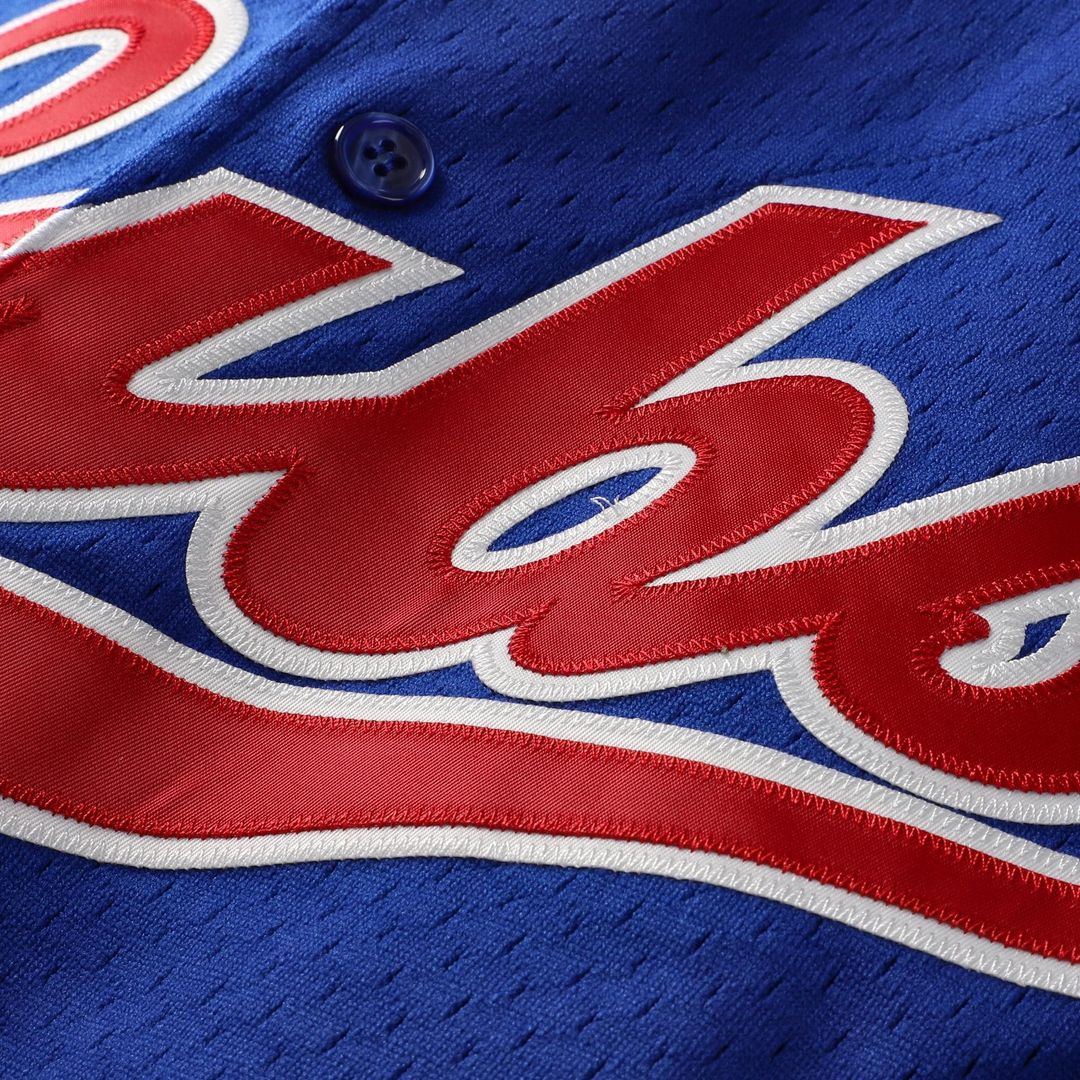 Chicago Cubs Ryne Sandberg Mitchell & Ness Cooperstown 1996 Mesh Batting Practice Button - Up Jersey - Royal Team Jersey Sports Fan Apparel