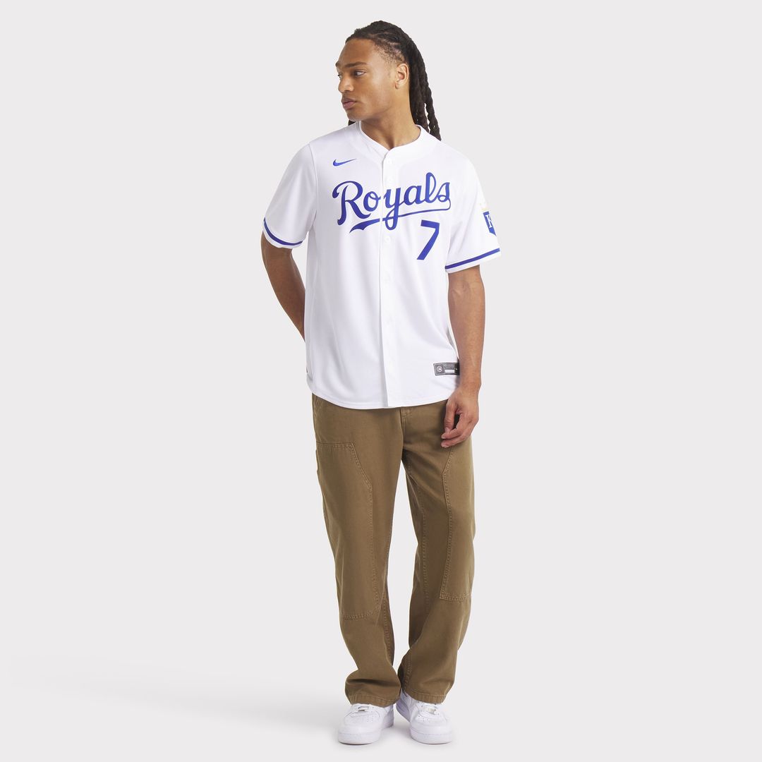 Kansas City Royals Bobby Witt Jr. Nike Home Limited Player Jersey - White Team Jersey Sports Fan Apparel